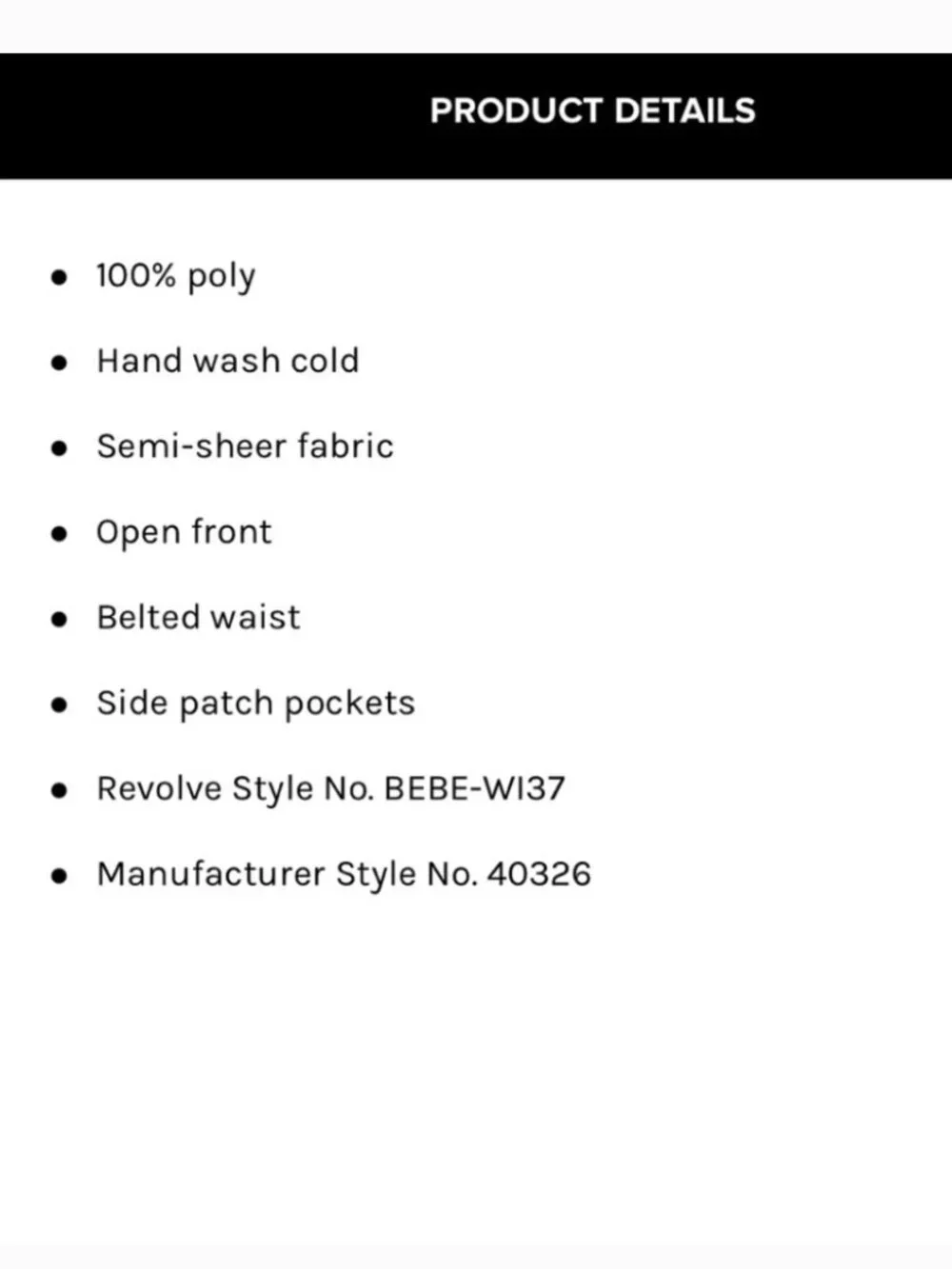 NWOT Bluebella Robe Medium - Picture 5 of 7